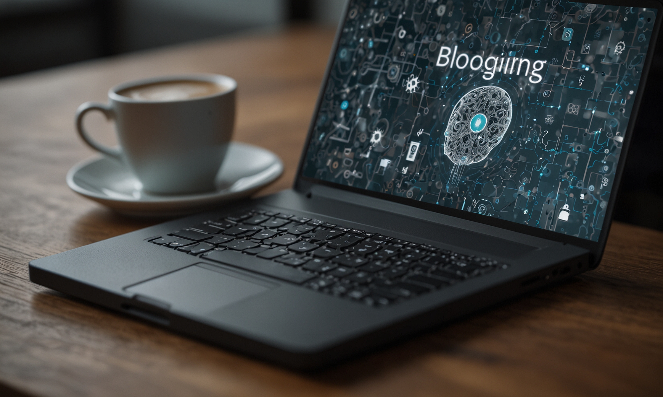 AI Blogging Concept